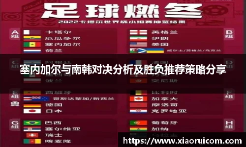 塞内加尔与南韩对决分析及胜负推荐策略分享
